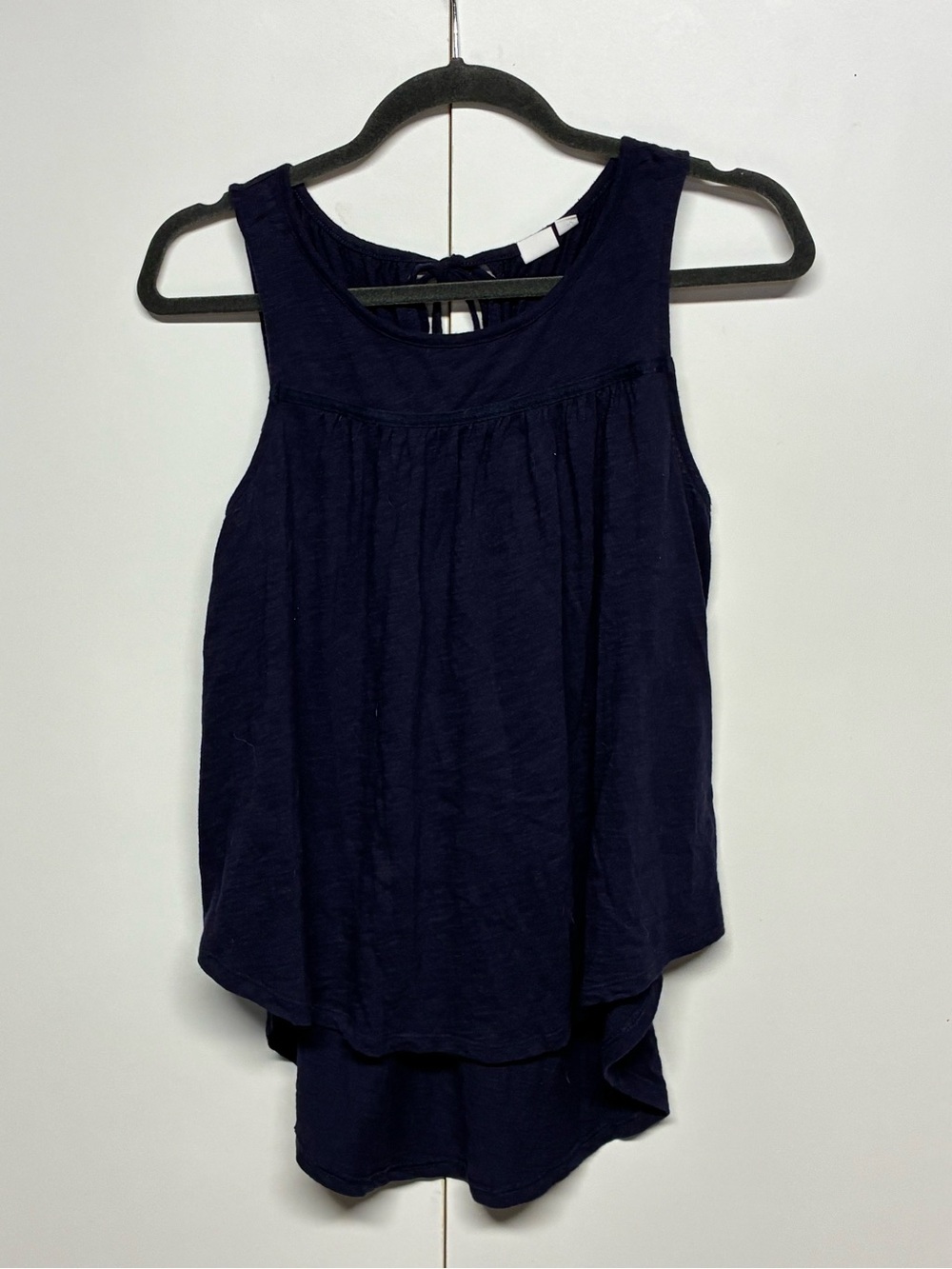 GAP Navy Blue Sleeveless Layered Flowy Tank Top